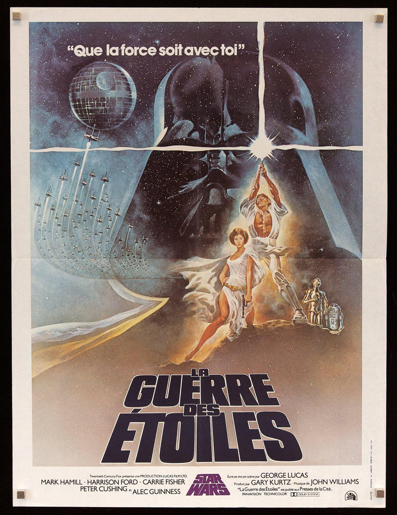Star Wars French small (23x32) Original Vintage Movie Poster