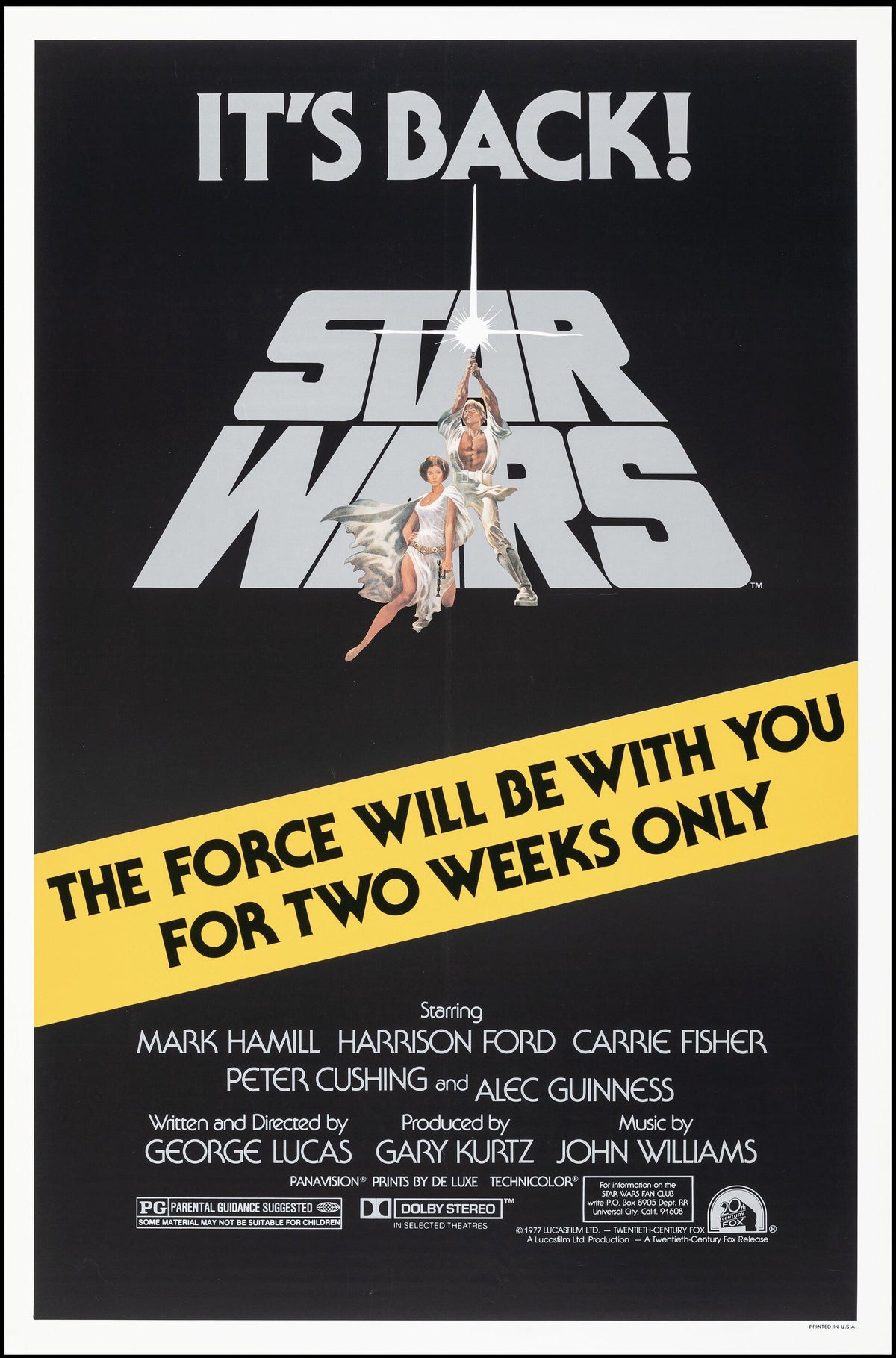 Star Wars Original Vintage Movie Poster