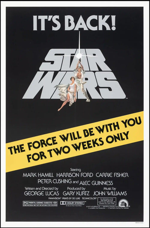 Star Wars Original Vintage Movie Poster