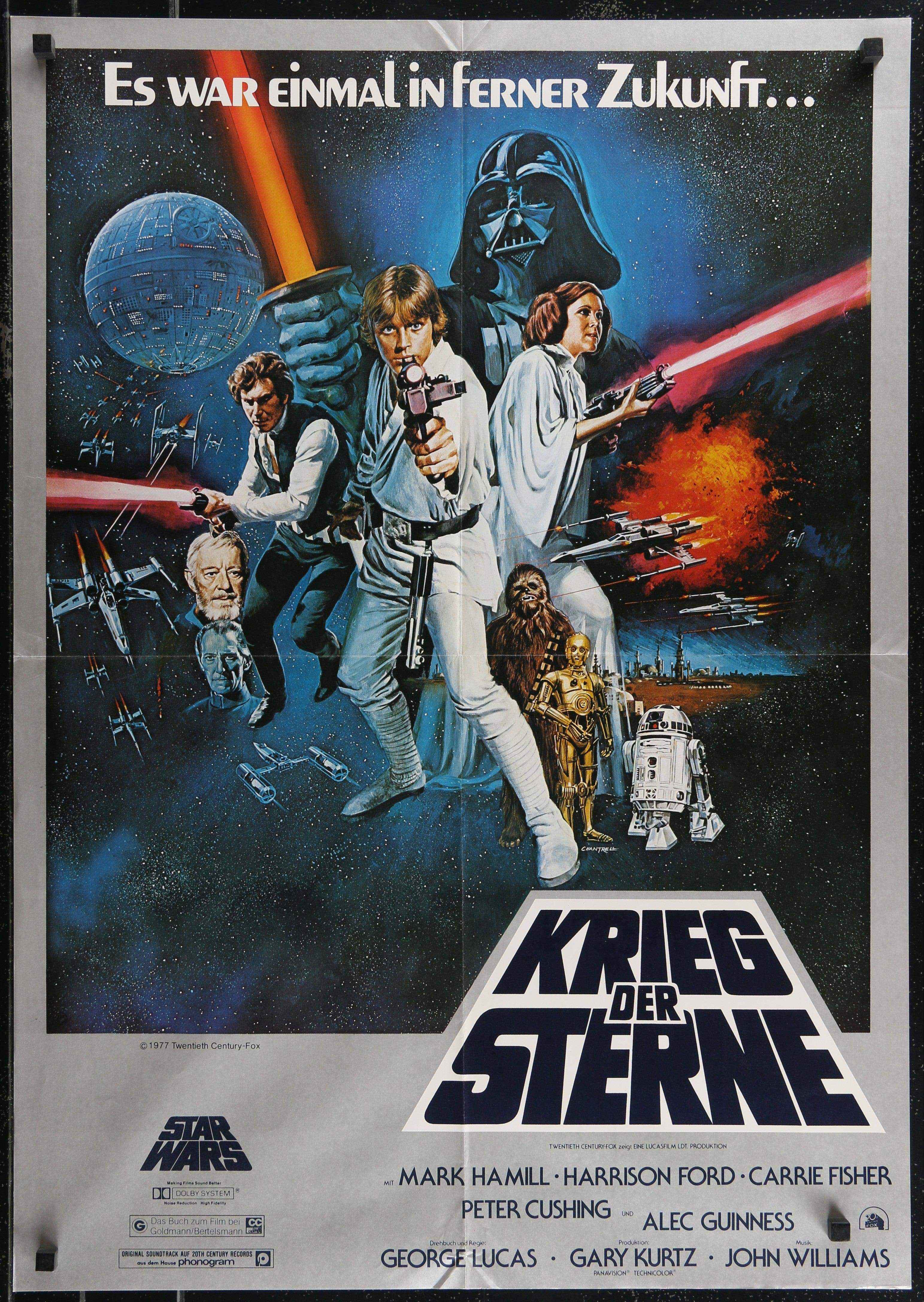 Star Wars Movie Poster 1977 German A1 (23x33)