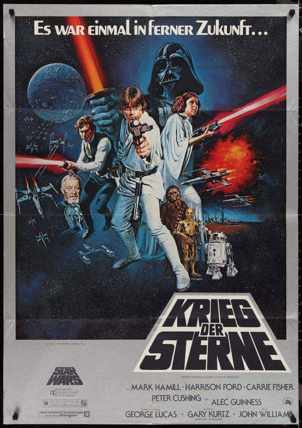 Star Wars Movie Poster 1977 German A0 (33x46)