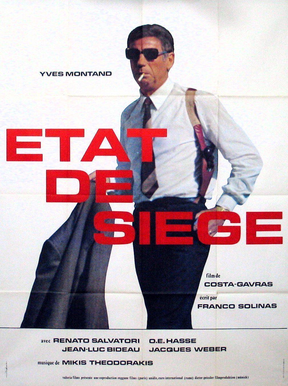 State of Siege French 1 panel (47x63) Original Vintage Movie Poster