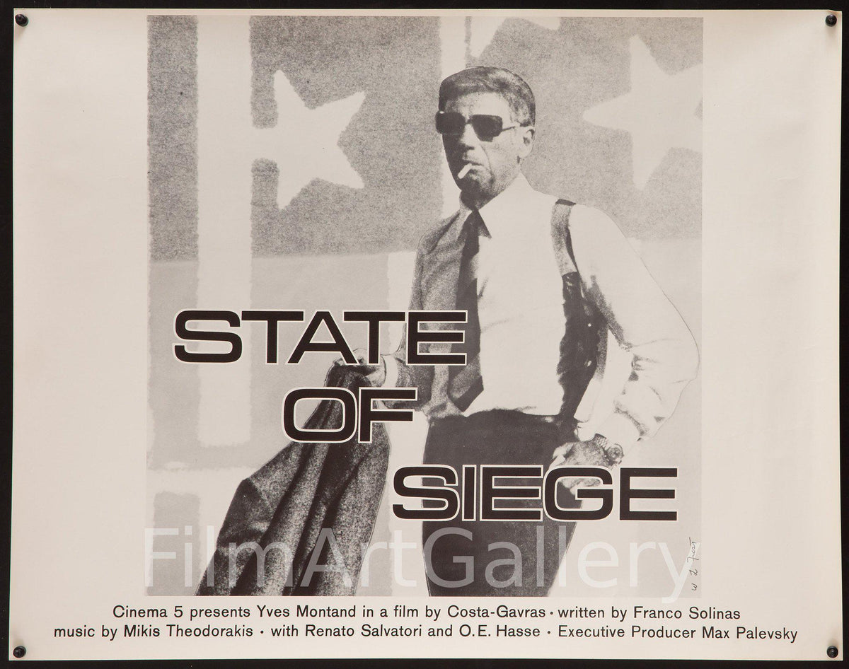 State of Siege Original Vintage Movie Poster