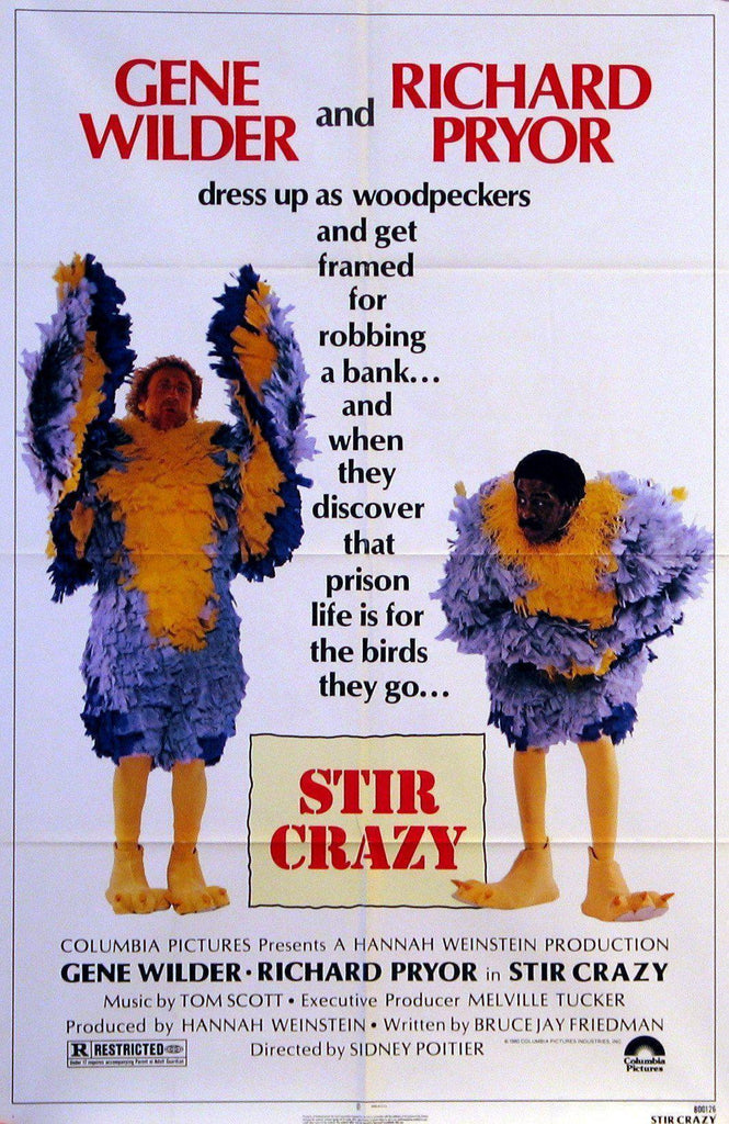 Stir Crazy 1 Sheet (27x41) Original Vintage Movie Poster