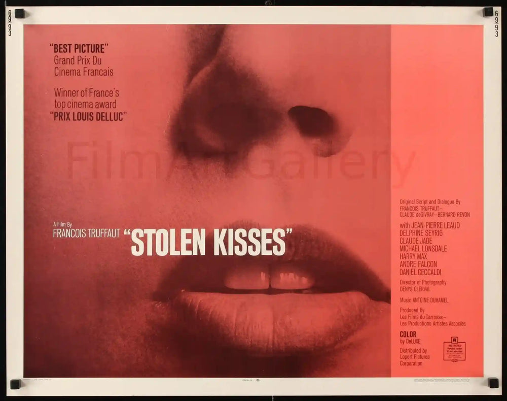 Stolen Kisses (Baisers Voles) Original Vintage Movie Poster