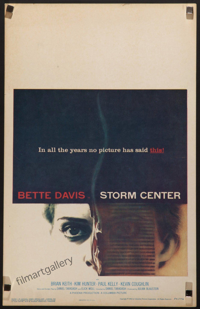 Storm Center Original Vintage Movie Poster