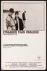 Stranger Than Paradise 1 Sheet (27x41) Original Vintage Movie Poster