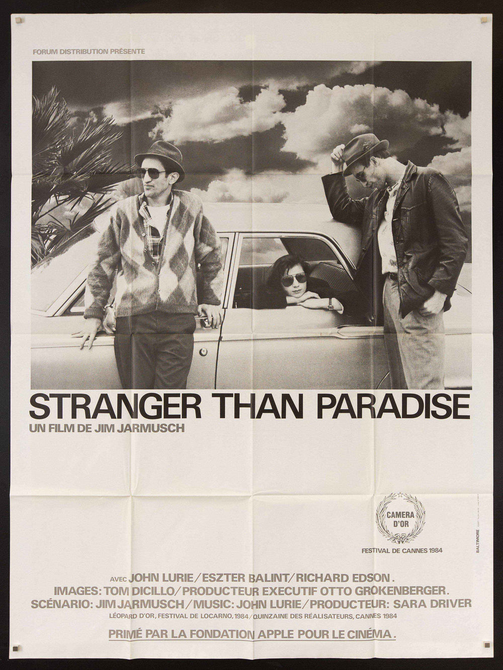 Stranger Than Paradise Original Vintage Movie Poster