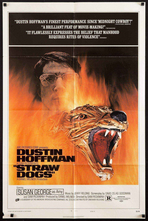 Straw Dogs Original Vintage Movie Poster