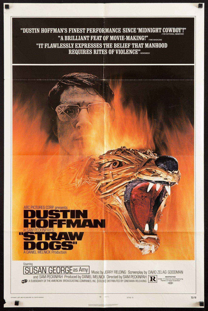 Straw Dogs Movie Poster 1972 1 Sheet (27x41)