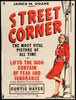 Street Corner 1 Sheet (27x41) Original Vintage Movie Poster