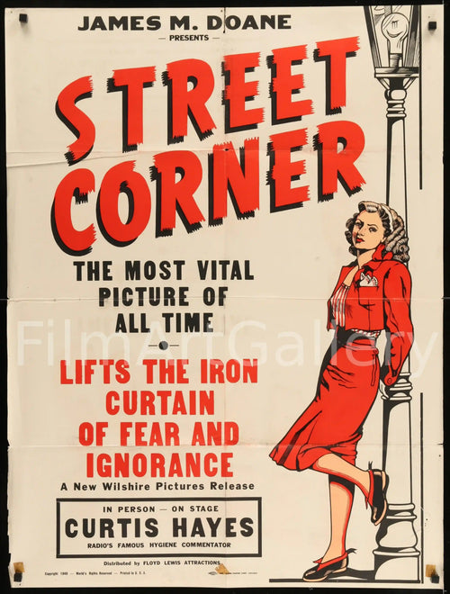 Street Corner Original Vintage Movie Poster