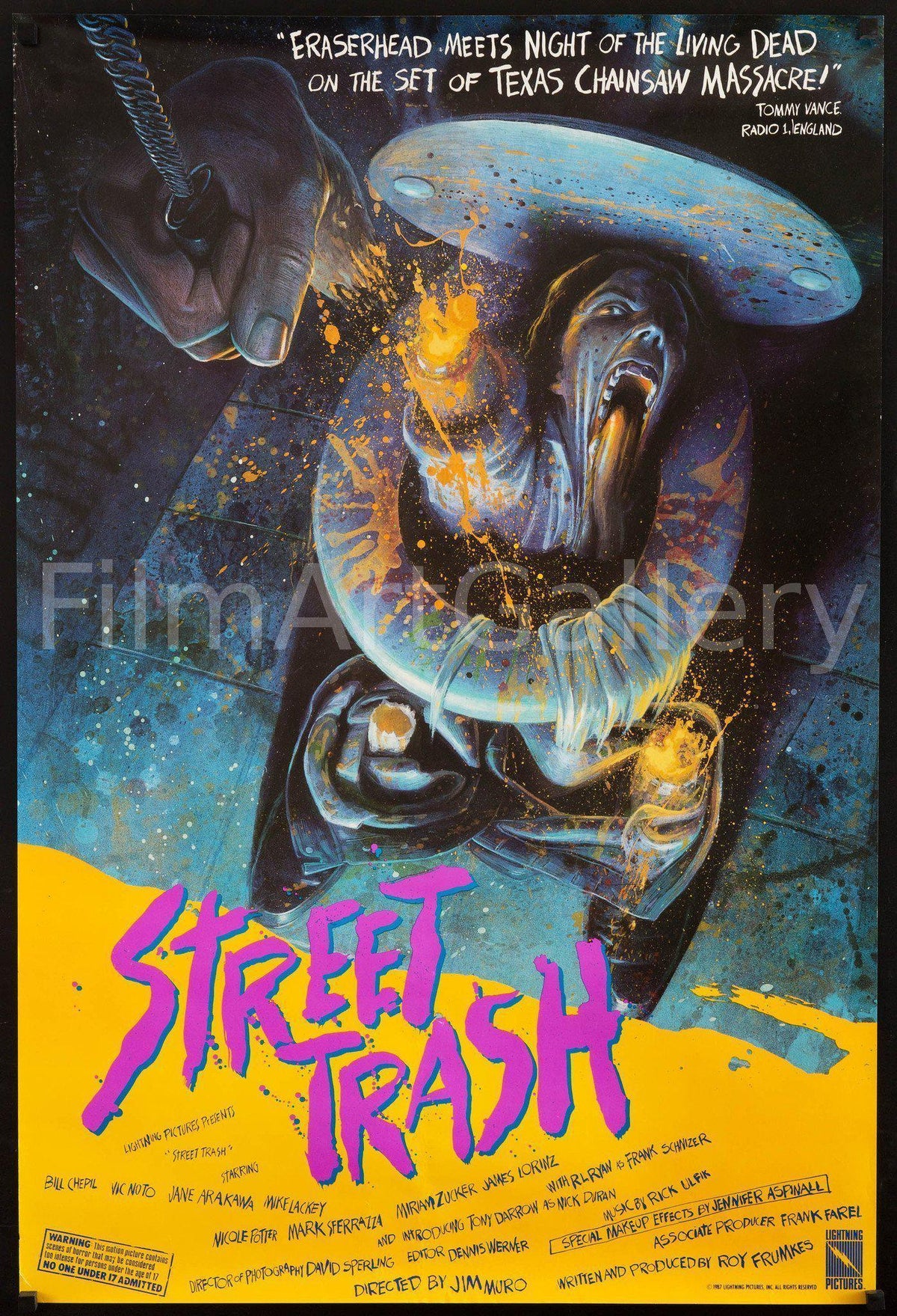 Street Trash Original Vintage Movie Poster