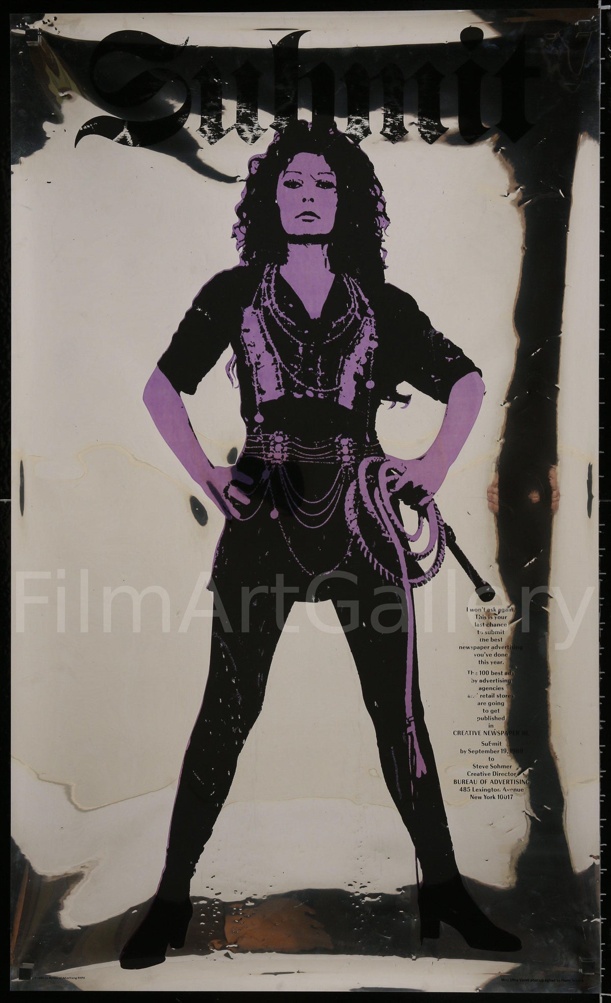 Submit 1969 Advertising Contest Original Vintage Movie Poster