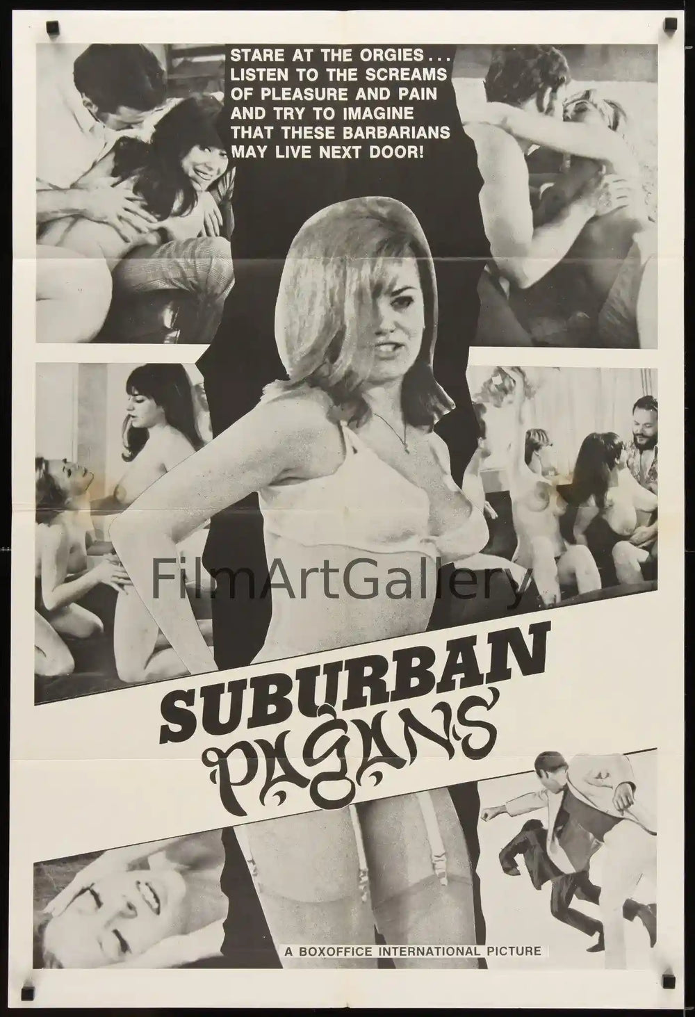 Suburban Pagans Original Vintage Movie Poster