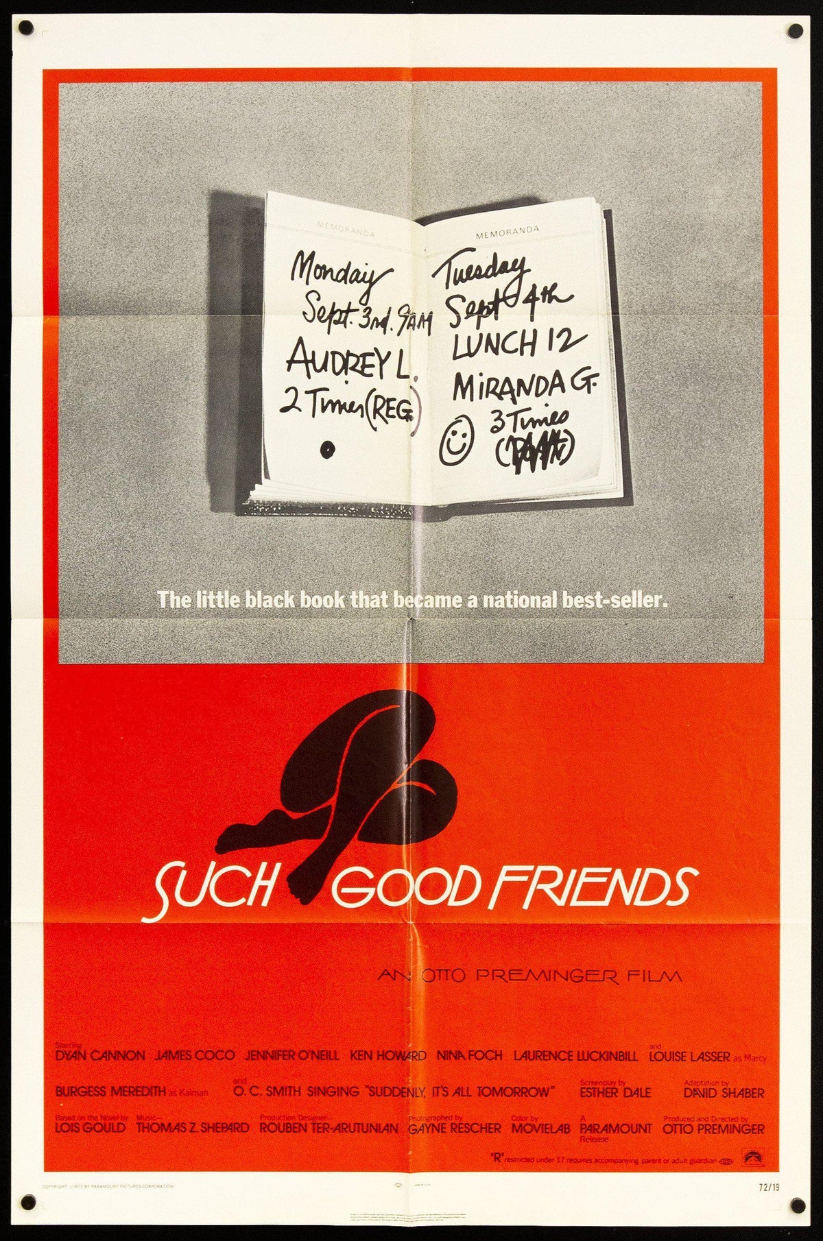Such Good Friends Original Vintage Movie Poster