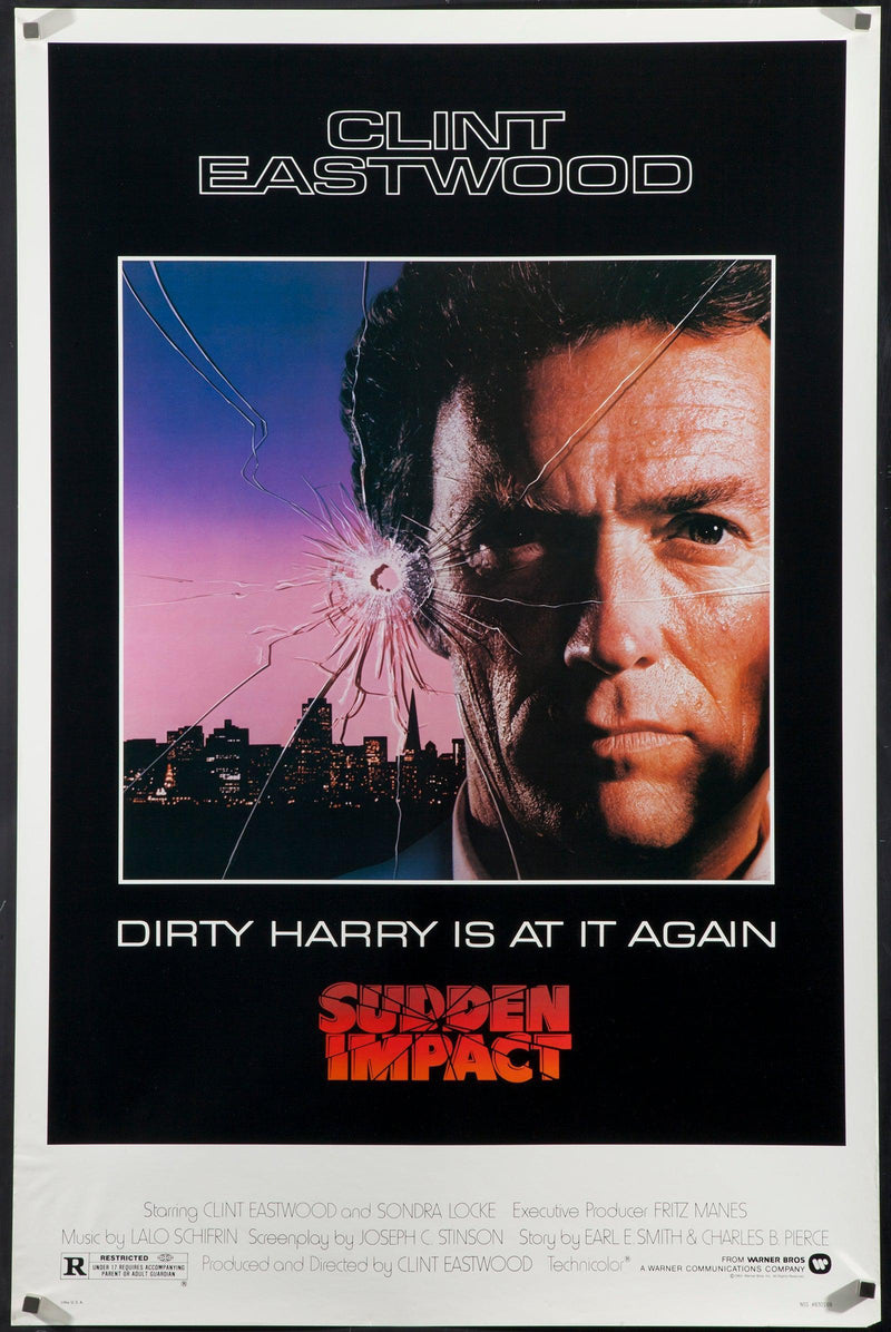 Sudden Impact 1 Sheet (27x41) Original Vintage Movie Poster
