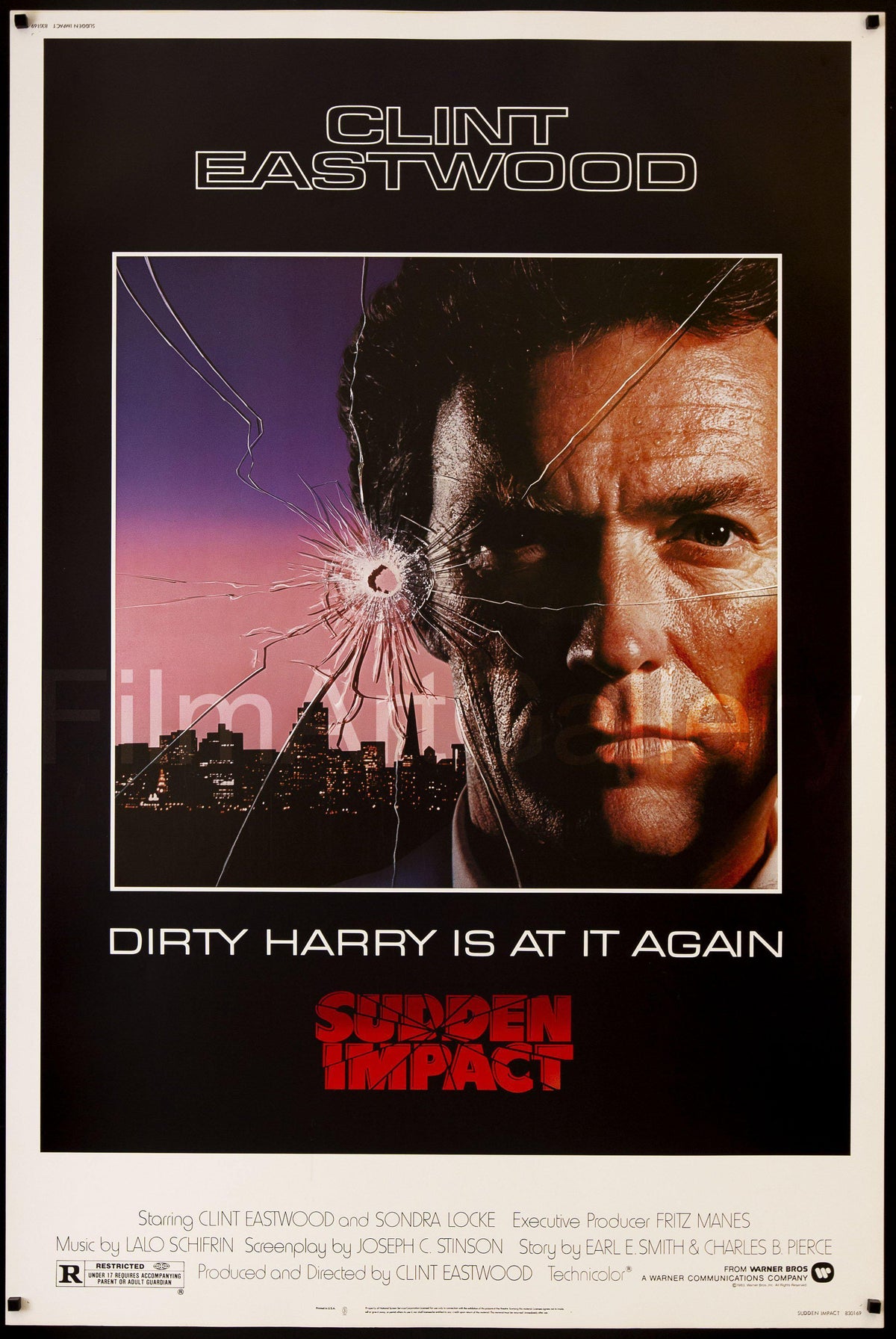 Sudden Impact Original Vintage Movie Poster