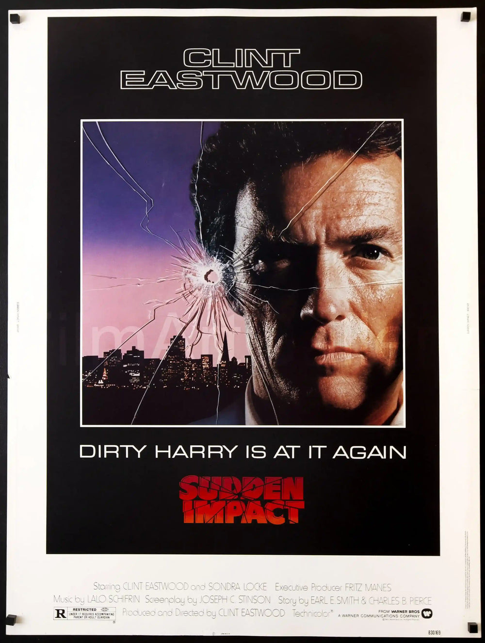 Sudden Impact Original Vintage Movie Poster