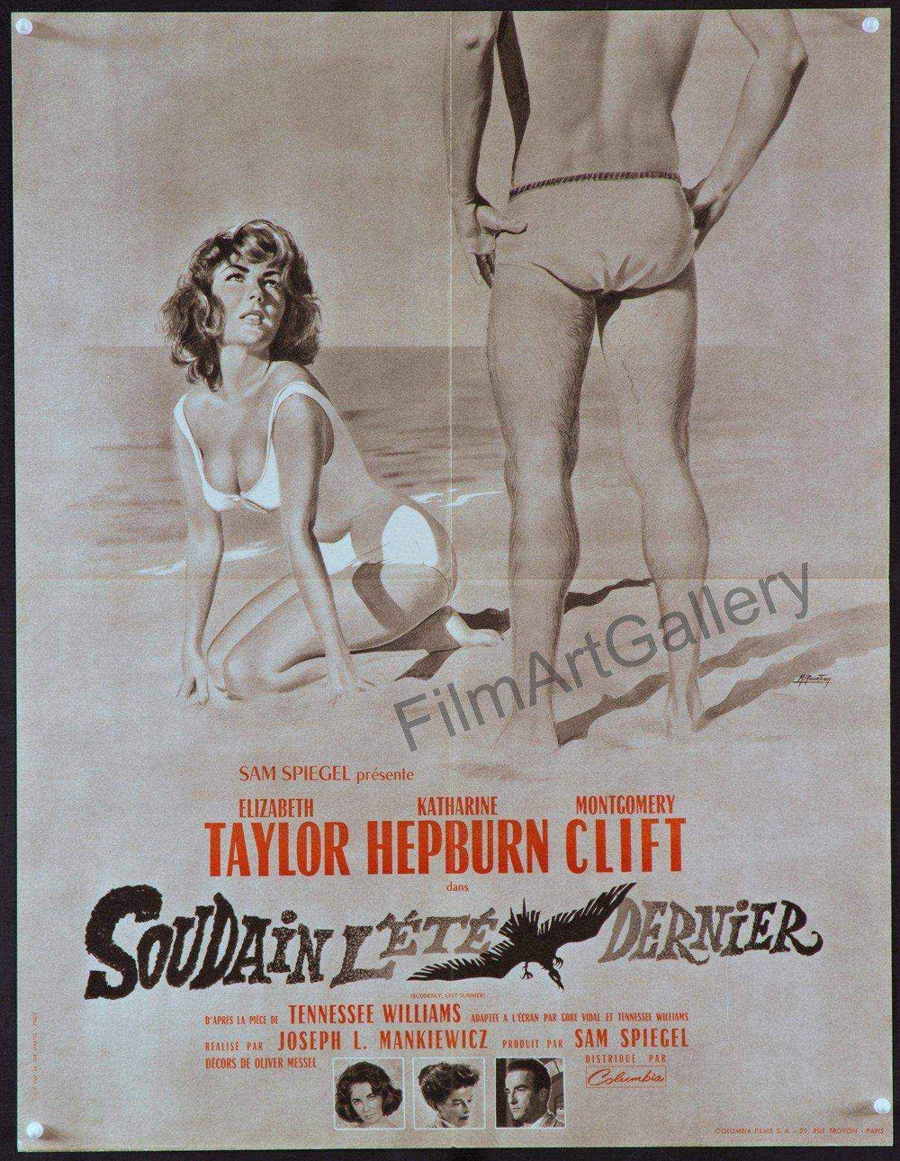 Suddenly, Last Summer Original Vintage Movie Poster