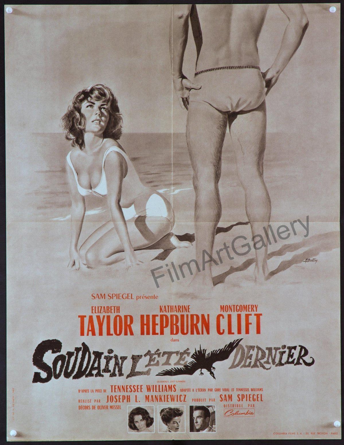 Suddenly, Last Summer Original Vintage Movie Poster