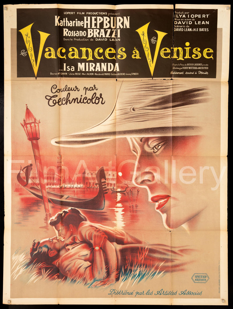 Summertime French 1 panel (47x63) Original Vintage Movie Poster