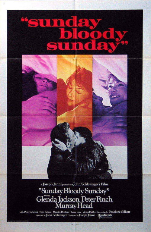 Sunday Bloody Sunday Original Vintage Movie Poster