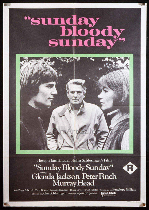 Sunday Bloody Sunday Original Vintage Movie Poster