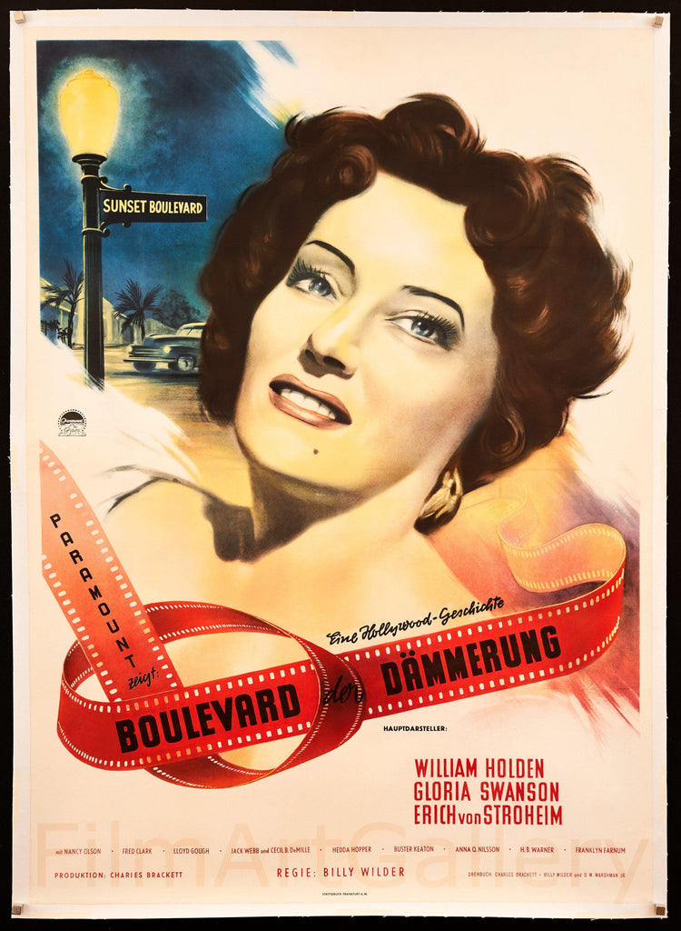 Sunset Boulevard Original Vintage Movie Poster