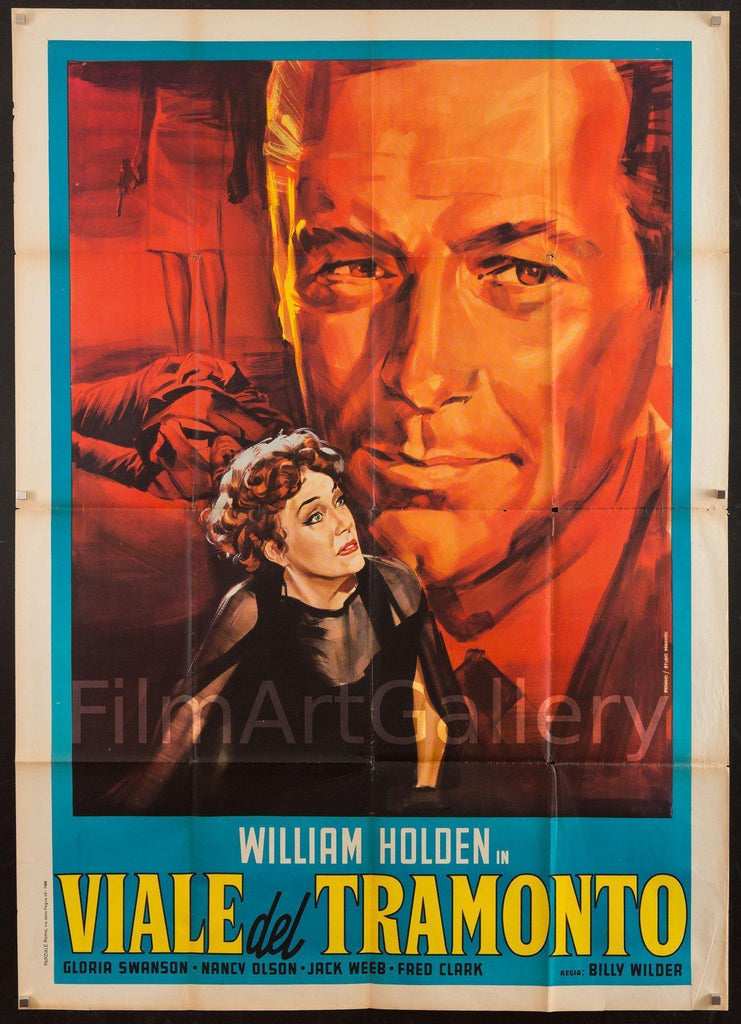 Sunset Boulevard Original Vintage Movie Poster
