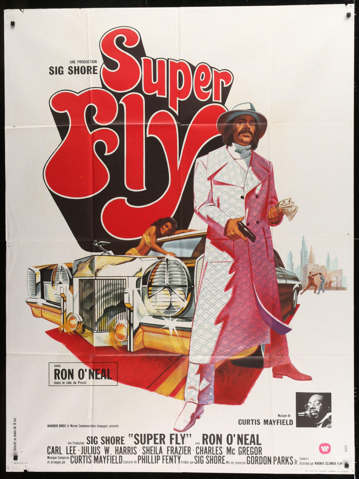 Superfly (Super Fly) French 1 Panel (47x63) Original Vintage Movie Poster