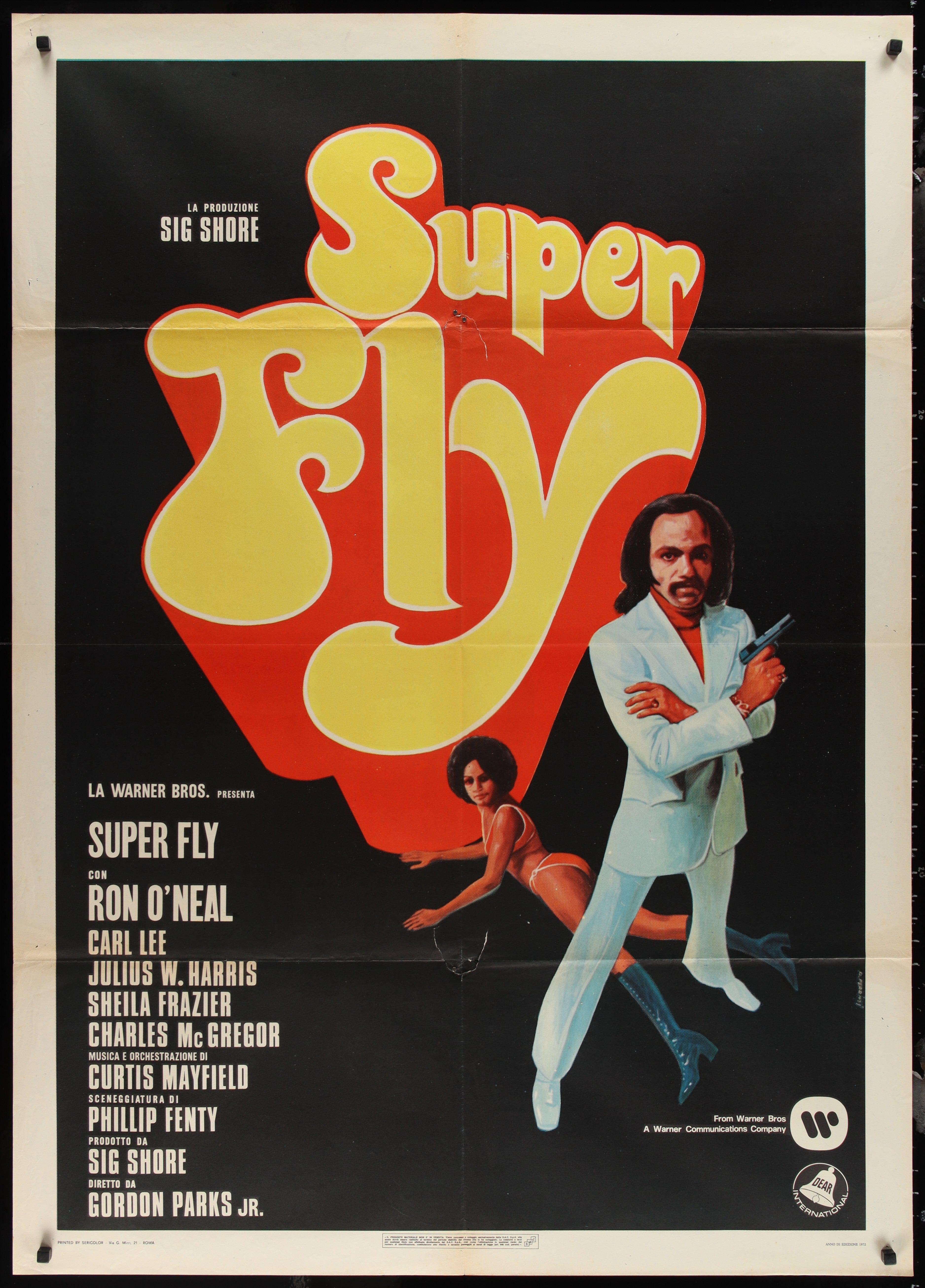 Superfly (Super Fly) Movie Poster 1972 Italian 2 foglio (39x55)