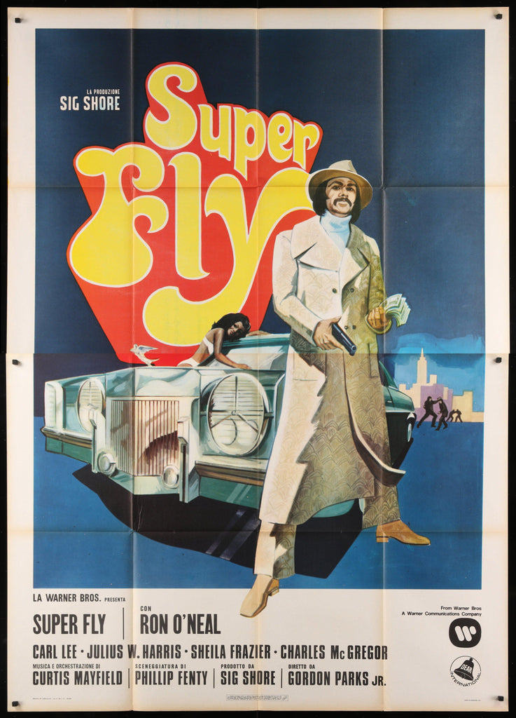 Superfly (Super Fly) Movie Poster 1972 Italian 4 foglio (55x78)