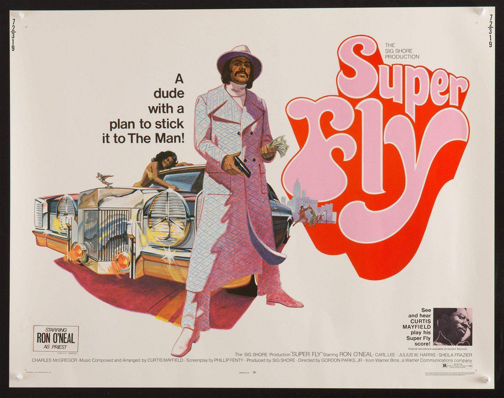 Superfly (Super Fly) Movie Poster 1972 Half sheet (22x28)