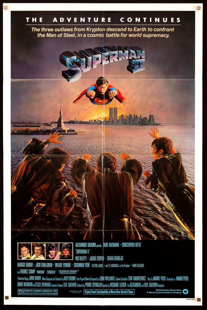 Superman II 2 Original Vintage Movie Poster