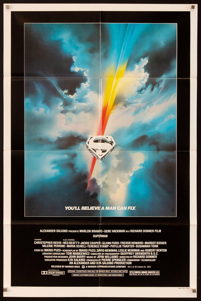 Superman Original Vintage Movie Poster