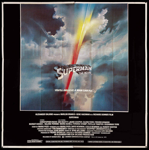 Superman Original Vintage Movie Poster