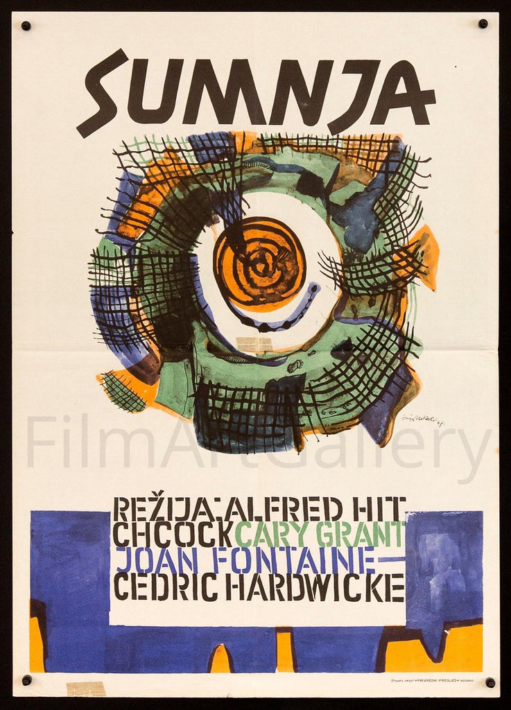 Suspicion Original Vintage Movie Poster