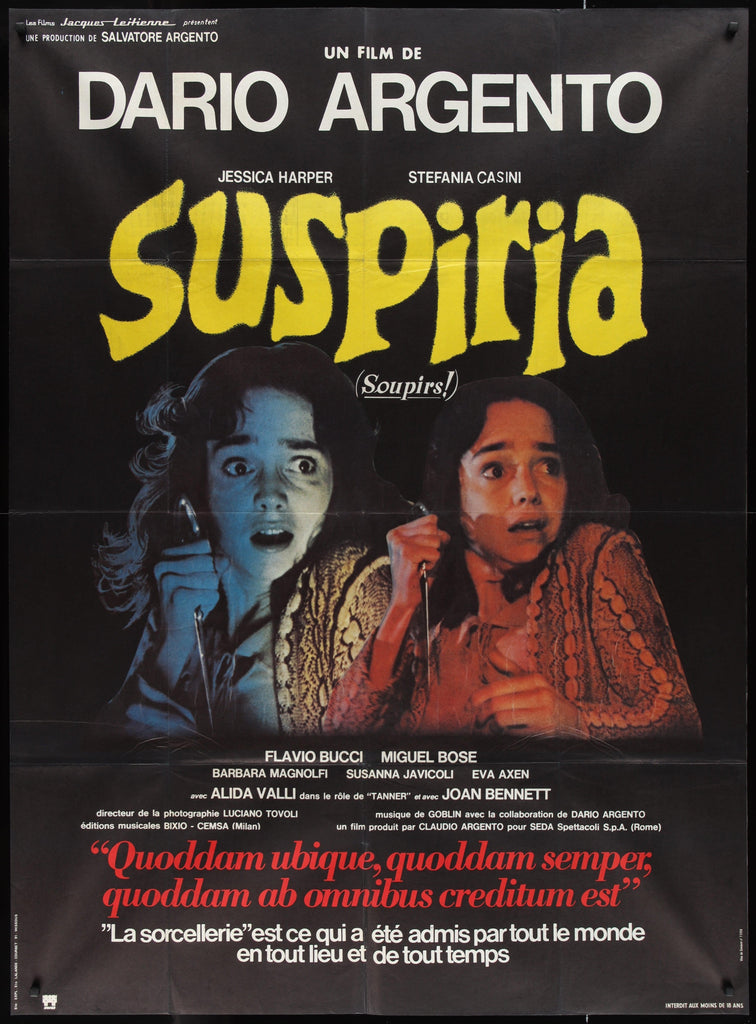 Suspiria French 1 Panel (47x63) Original Vintage Movie Poster