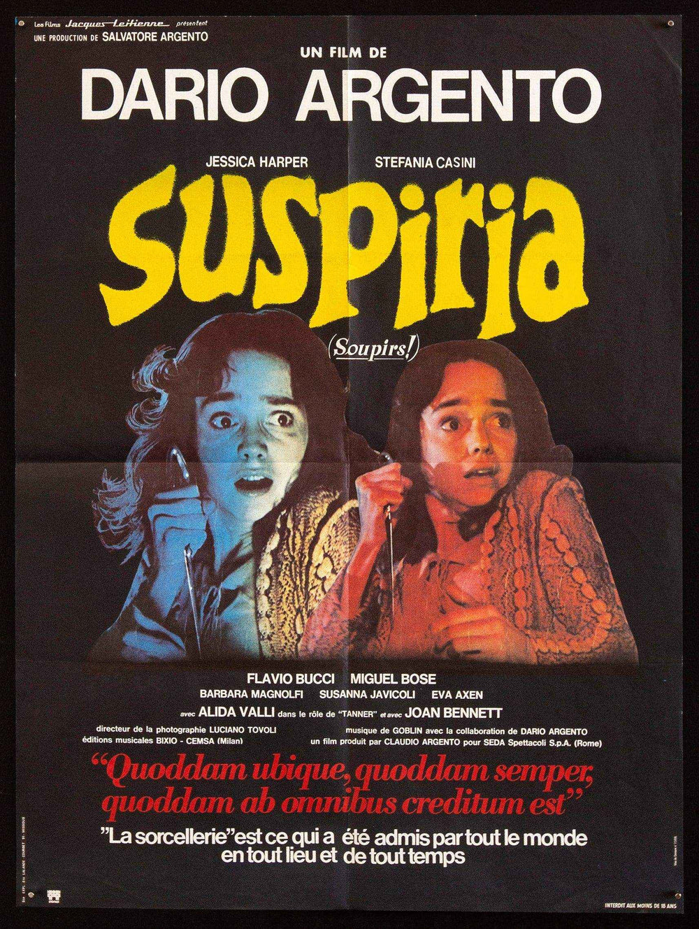 Suspiria Original Vintage Movie Poster