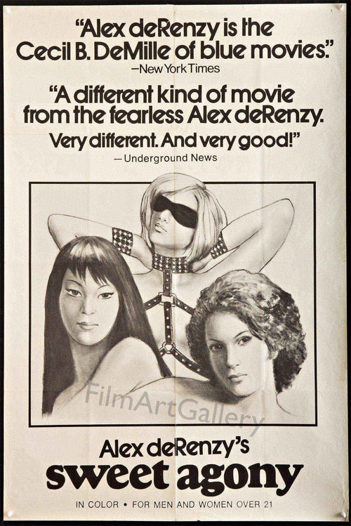 Sweet Agony Original Vintage Movie Poster