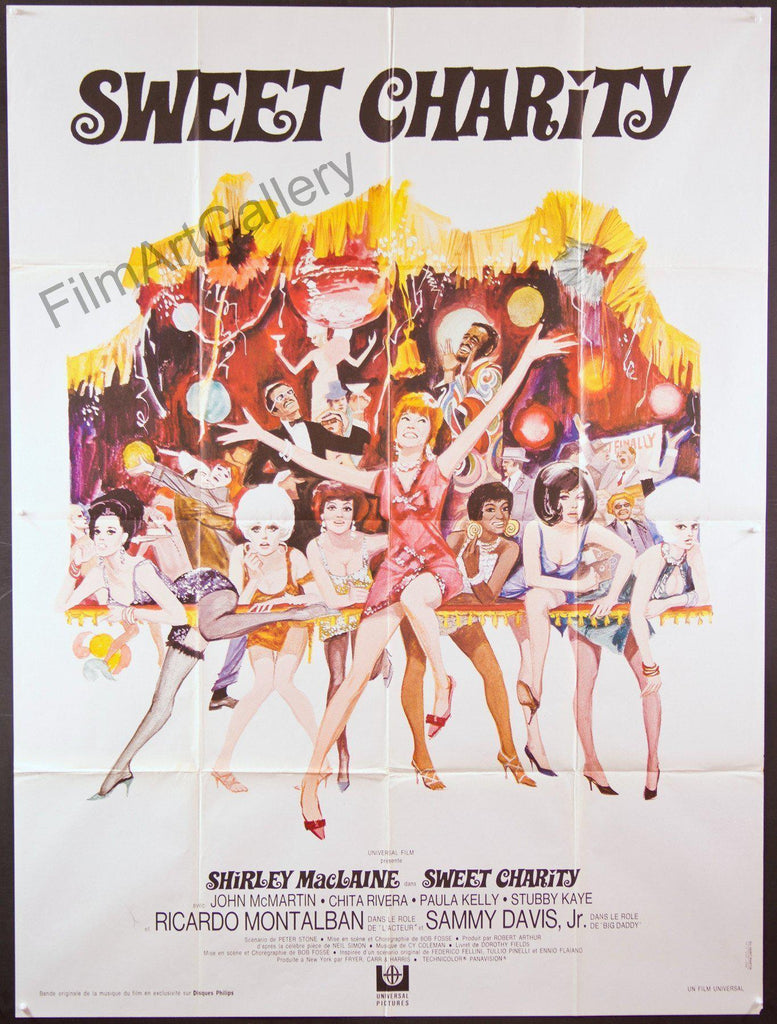 Sweet Charity French 1 panel (47x63) Original Vintage Movie Poster