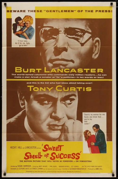 Sweet Smell of Success Original Vintage Movie Poster