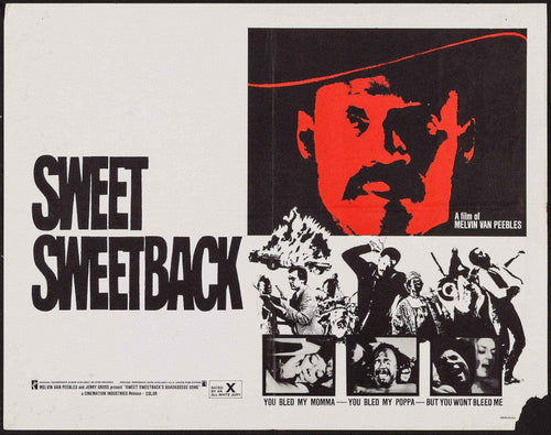 Sweet Sweetback's Baadasssss Song Original Vintage Movie Poster