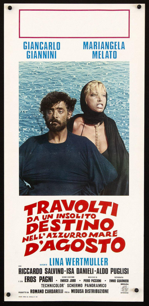 Swept Away... Italian Locandina (13x28) Original Vintage Movie Poster