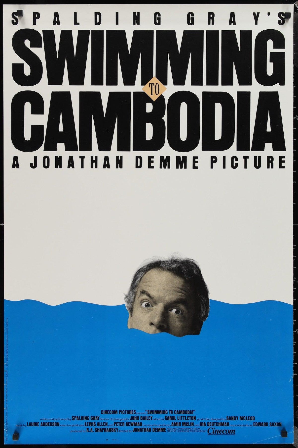 Swimming to Cambodia 1 Sheet (27x41) Original Vintage Movie Poster