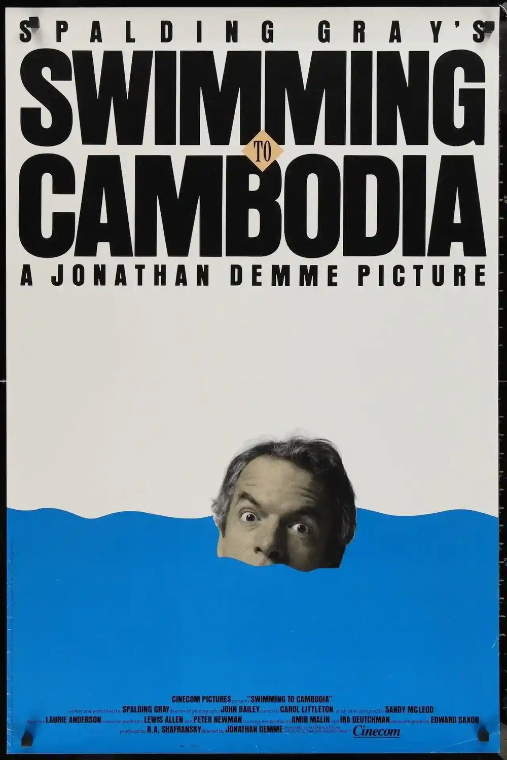 Swimming to Cambodia Original Vintage Movie Poster
