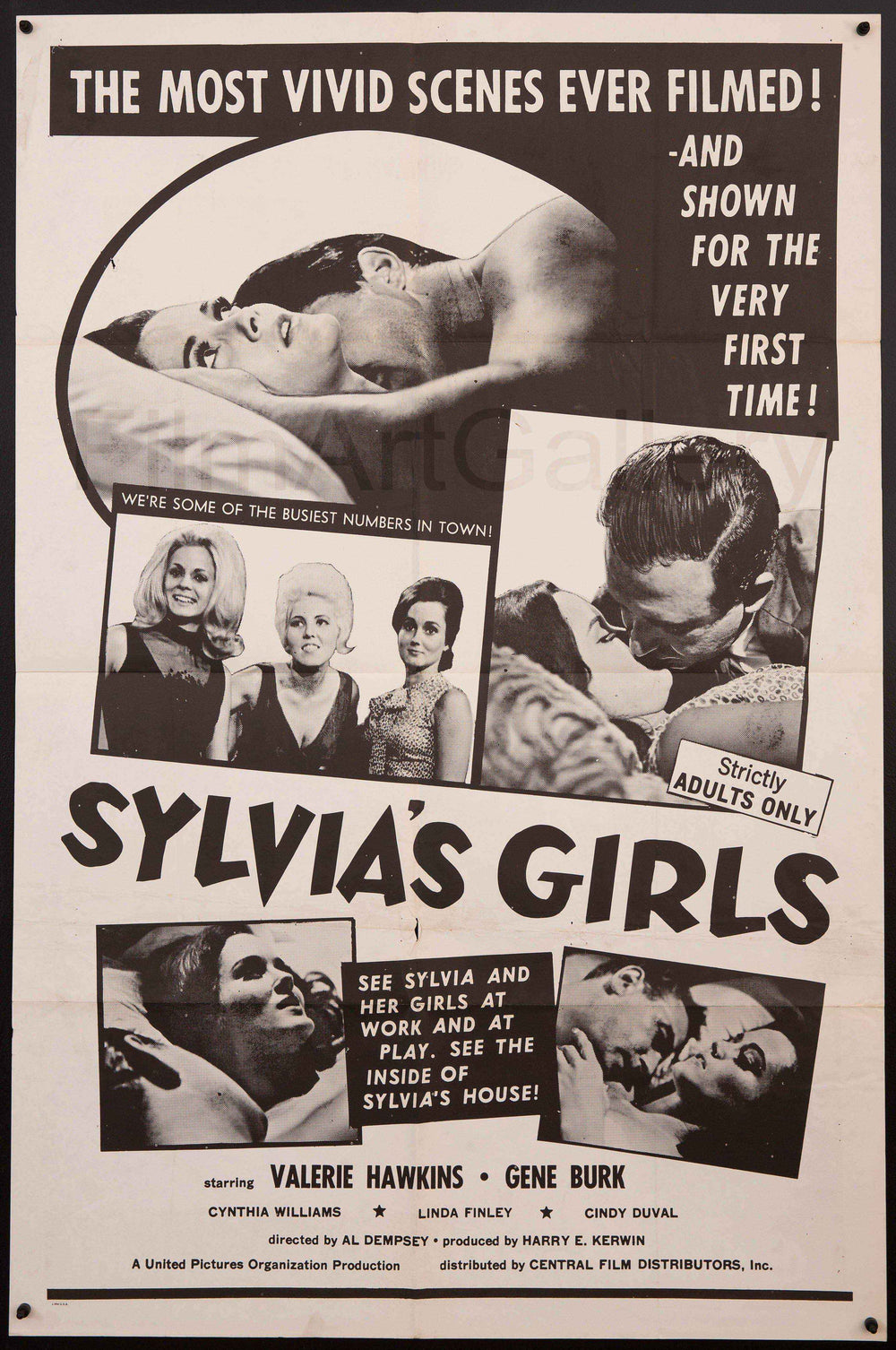 Sylvia's Girls Original Vintage Movie Poster
