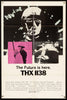 THX 1138 1 Sheet (27x41) Original Vintage Movie Poster