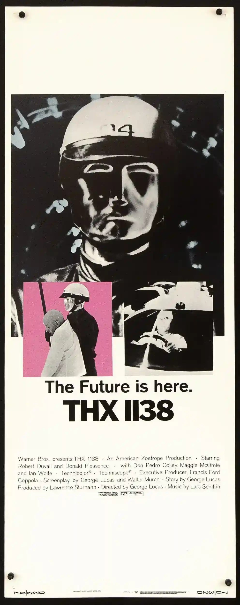 THX 1138 Original Vintage Movie Poster